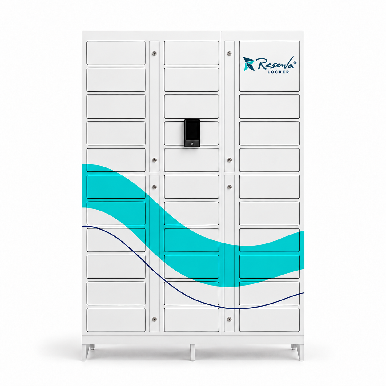 Modelo Reserva Locker para guarda-volumes